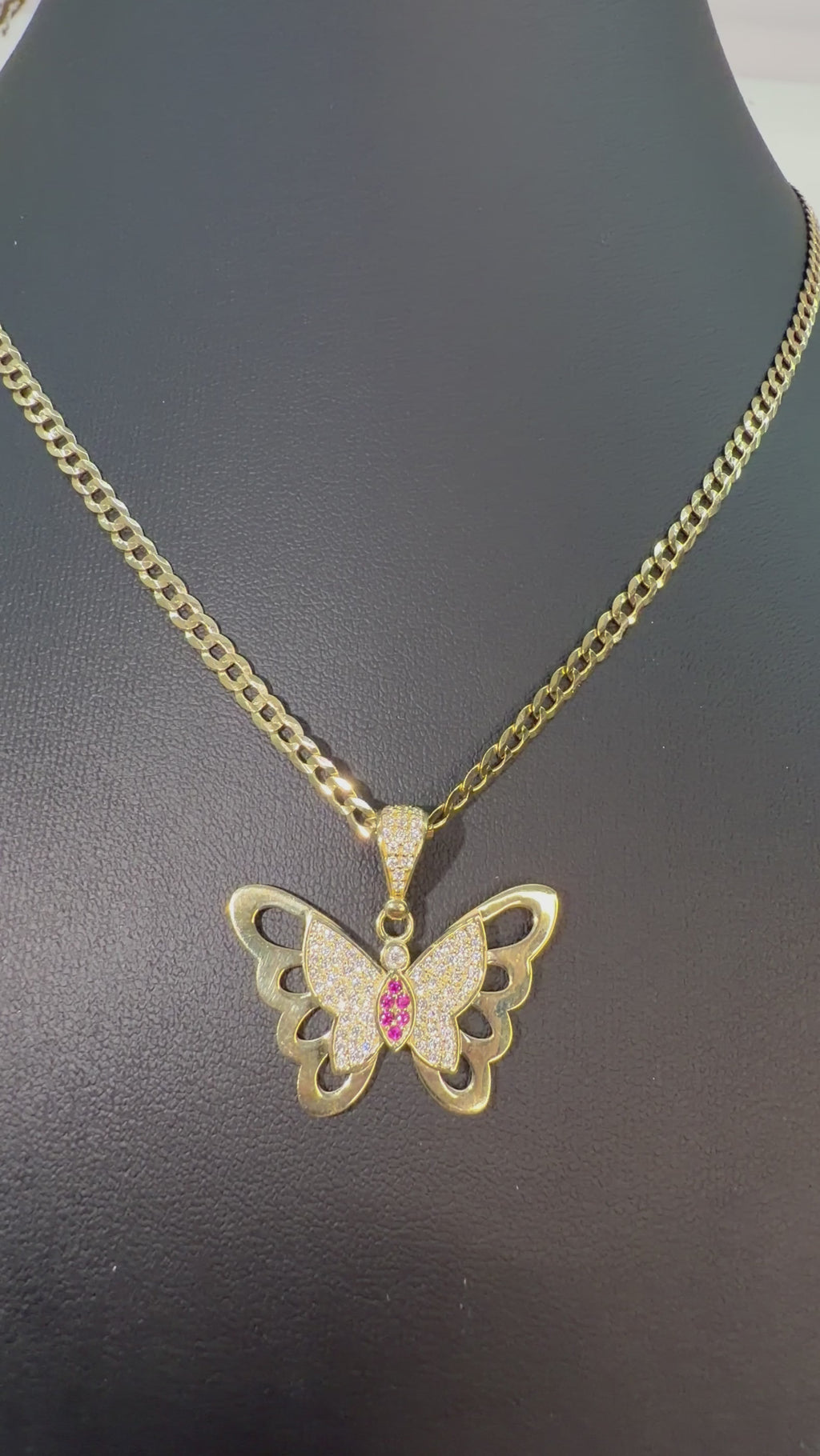 Cadena con mariposa