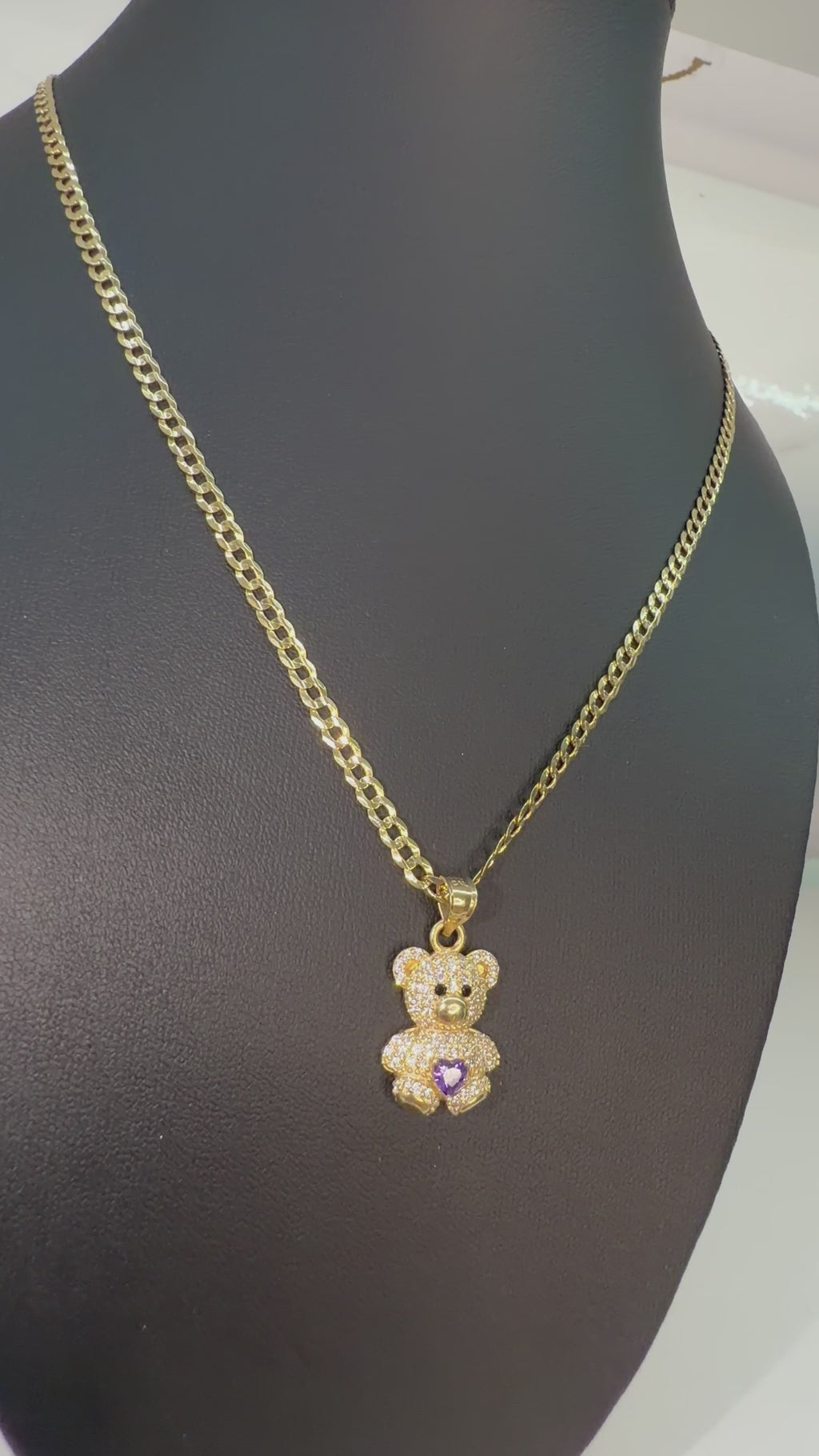 Cadena con dije de osito