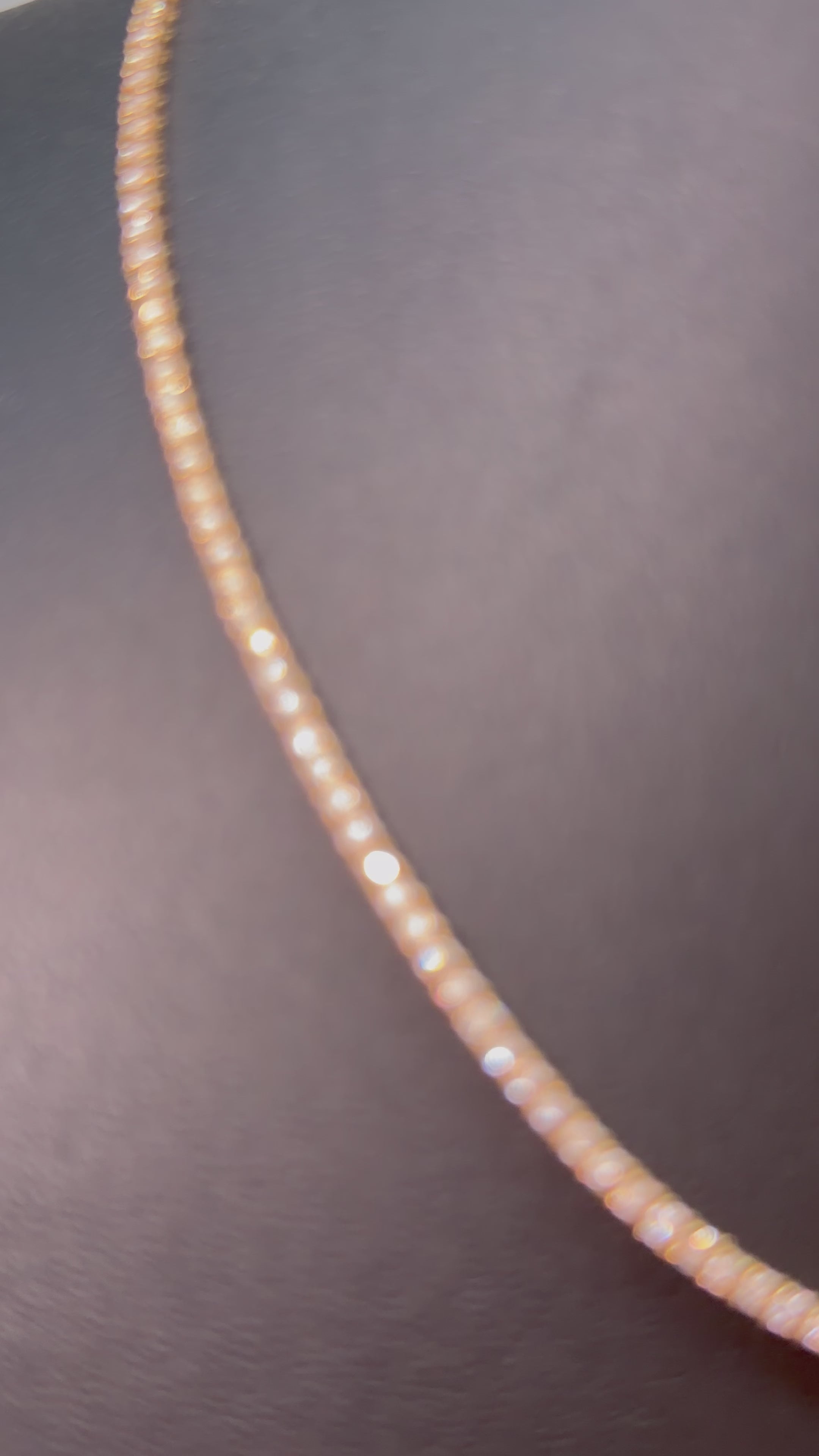 Cadena tenis con diamantes naturales